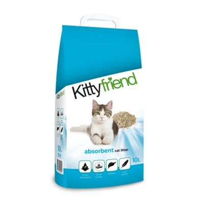 Kitty Friend saugt Katzenstreu auf