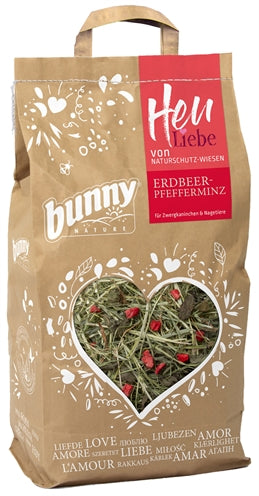 Bunny Natur mein Lieblingsheu mit Erdbeer und Pfefferminze