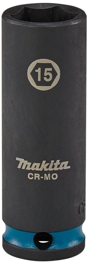 Makita Schlagschrauber-Stecknuss Impact schwarz, 3 8 15 mm lang – E-16324