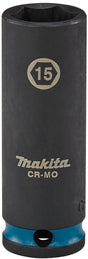 Makita Schlagschrauber-Stecknuss Impact schwarz, 3 8 15 mm lang – E-16324