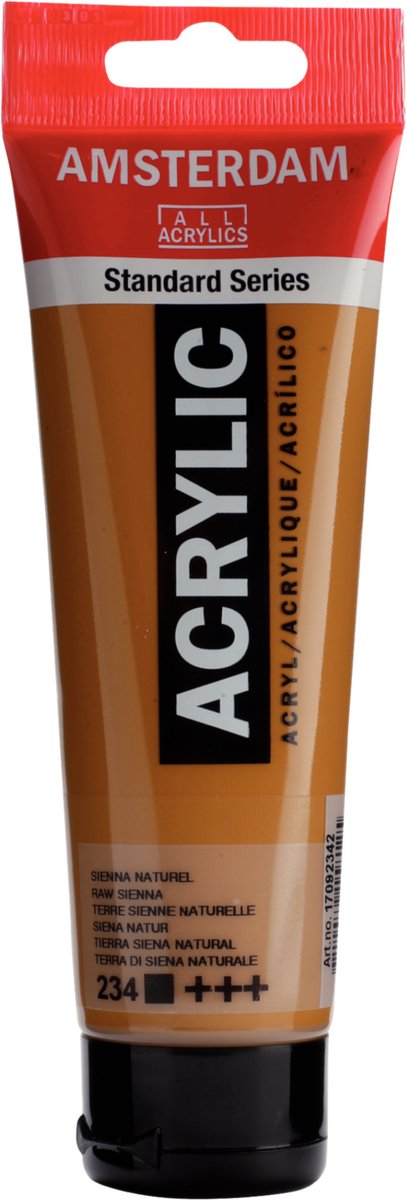 Acrylfarbe der Amsterdam Standard-Serie, Tube 120 ml, Sienna Natur 234
