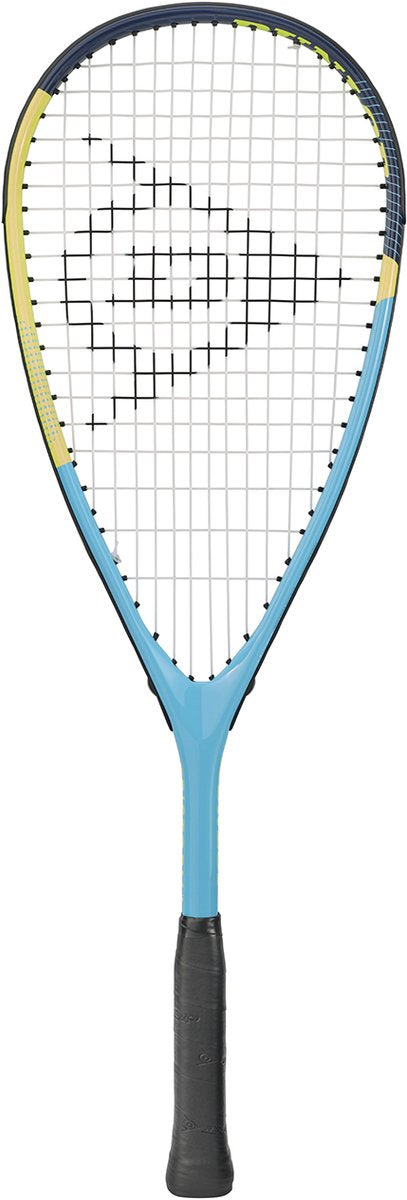 Dunlop - squash racket- tristorm jr 25- cyan yellow dark blue