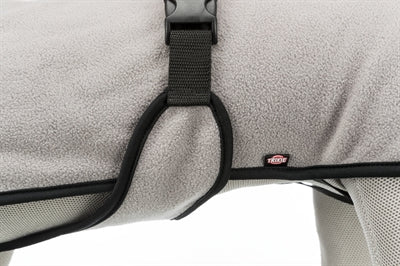Trixie Hundemantel Grenoble Fleece grau