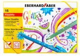 Eberhard Faber EF-551016 Filzstifte Glitzerbox 16 Farben