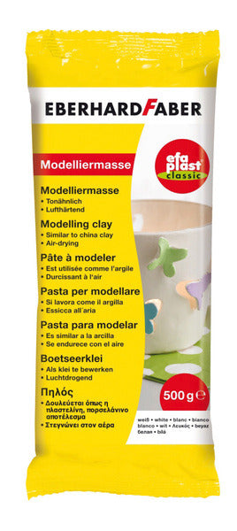 Eberhard faber ef-570301 efaplast klassisches Modelliermaterial 500gr. Weiß