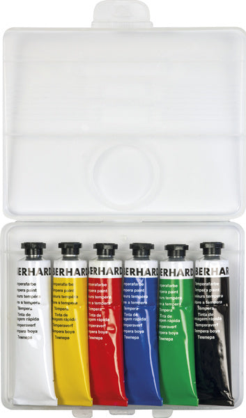Eberhard Faber ef-575505 Plakatfarbe 6 Farben Tube 18 ml