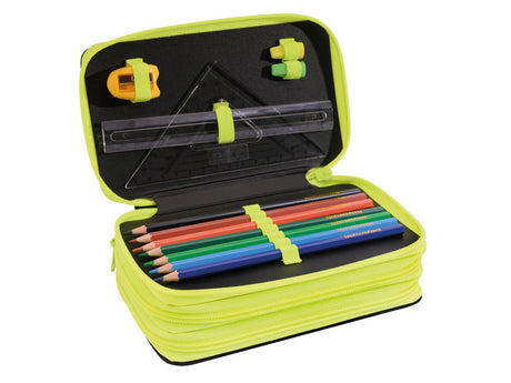 Eberhard Faber EF-577571 gefüllter Koffer Rennwagen 36-teilig 3-lagig