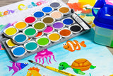 Eberhard Faber EF-578324 Farbbox Gewinner 24 Farben + Mischpalette