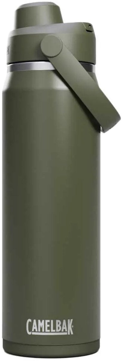Camelbak Thrive Chug Trinkflasche – 750 ml – Edelstahl – mit Schraubverschluss – Isolierwasserflasche – grün