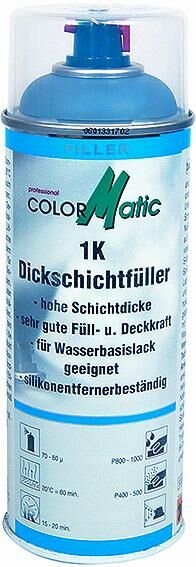 Colormatic-Füller für Grundierung, Dickschichtfüller, 400 ml, Presto