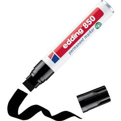Permanentmarker edding 850 ultra 5-15 mm schwarz gerade schnelltrocknend wasserbeständig