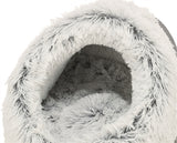 Trixie Katzenkorb Iglu Harvey grau weiß-schwarz