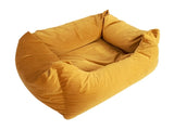 Madison Friends Hundekorb Velvet Gelb
