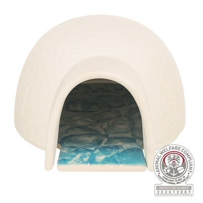 Trixie Hamster-Iglu mit Kühlplatte aus Keramik weiß