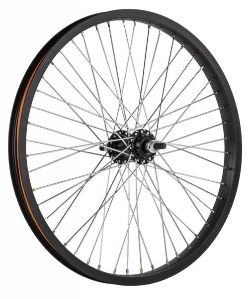 Hzb Hinterrad 20 Zoll ETRTO 406 BMX Freestyle 48 Speichen 10 mm Achse schwarz