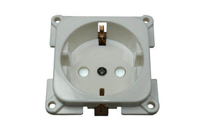 C-line wandcontactdoos camper en caravan 230 volt wit