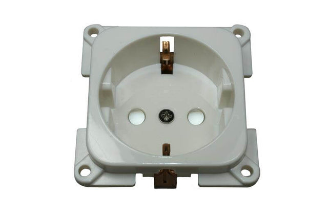 C-line wandcontactdoos camper en caravan 230 volt wit