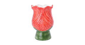 Vase zona sur d11 h17cm green red