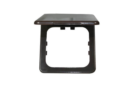 Opaler Klappdeckel braun