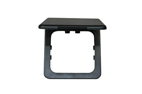 Opaler Klappdeckel schwarz – verpackt