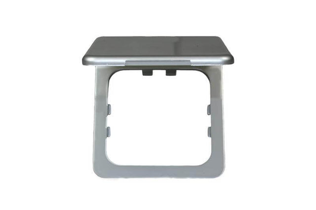 Opal klapdeksel zilver - verpakt