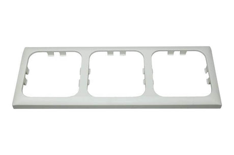 Opal-Abdeckrahmen 3-fach weiß - verpackt