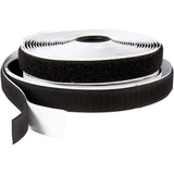 Creativ Company Klett-Klettverschluss, selbstklebend, B: 20 mm, schwarz, 5 m 1 Rolle