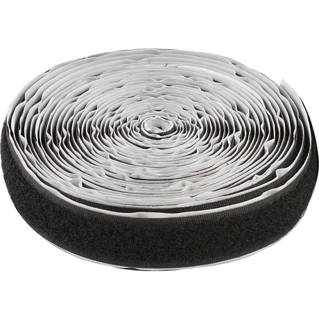 Creativ Company Klett-Klettverschluss, selbstklebend, B: 20 mm, schwarz, 5 m 1 Rolle