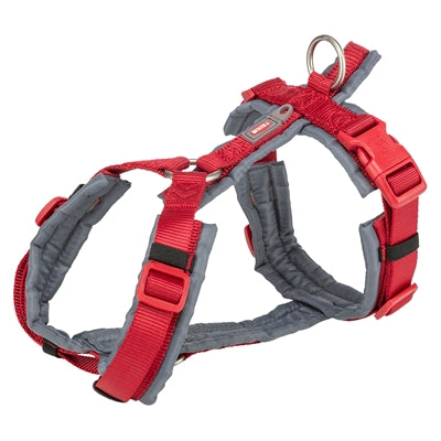 Trixie Hundegeschirr Premium Trekking rot grau
