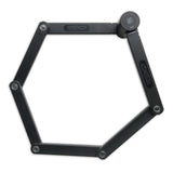 SXP Art 2 Faltschloss - Hartstahl, flexibel, 80 cm, Fahrradsicherheit, schwarz