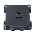 C-line USB-Ladesteckdose mit USB-A und USB-C - ECE R10 - Anthrazit - ohne Verkaufsverpackung