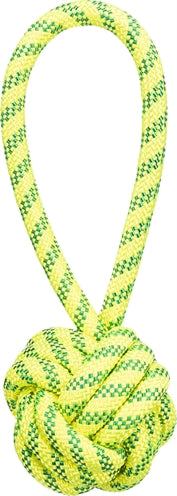 Trixie Aquatoy-Seil mit schwimmendem Ball aus Polyester, gelbgrün