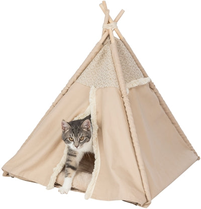 Trixie Katzenkorb Tipi Boho Beige