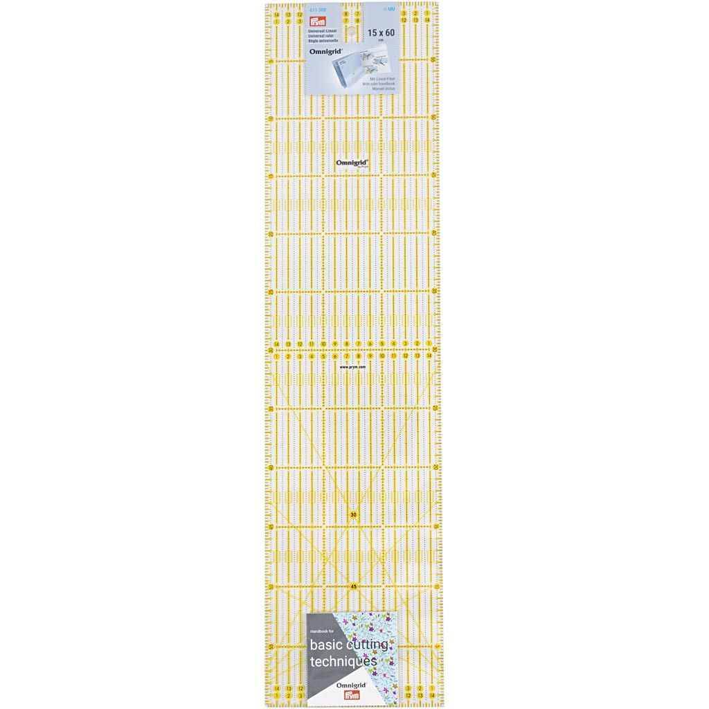 Prym Patchwork-Lineal, L: 60, B: 15 cm, 1 Stück