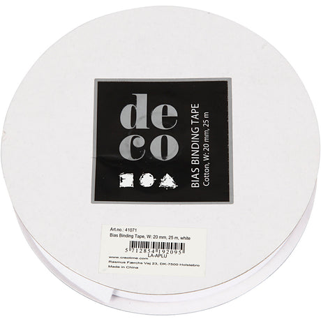 Kreativunternehmen https: www.cchobby.nl diagonal-band-b-20-mm-white-25-m-1-rol