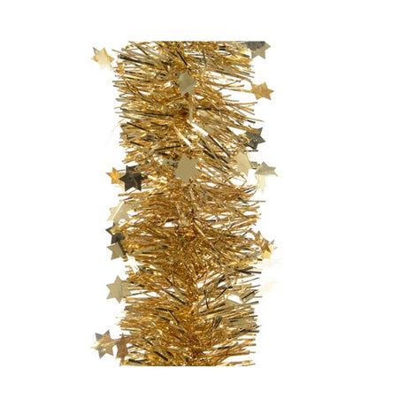 Decoris Lametta Girlande Stern 270cm Gold