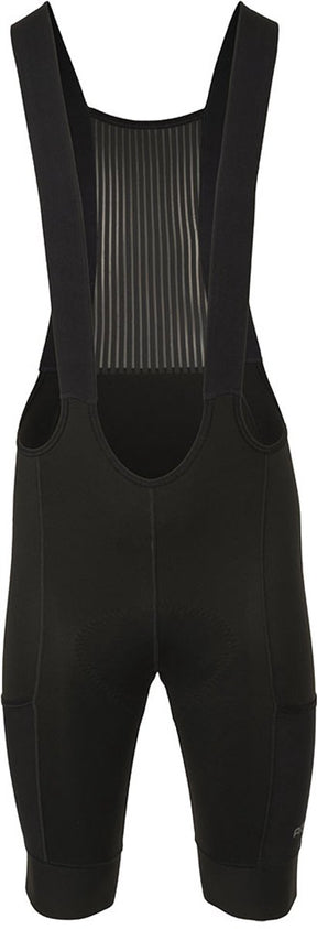 Agu venture - bibshort - gravel fietsbroek - wielrenbroek - heren - zwart - xxl - mesh zijzakken - elastische bretels - 75 mm manchetten