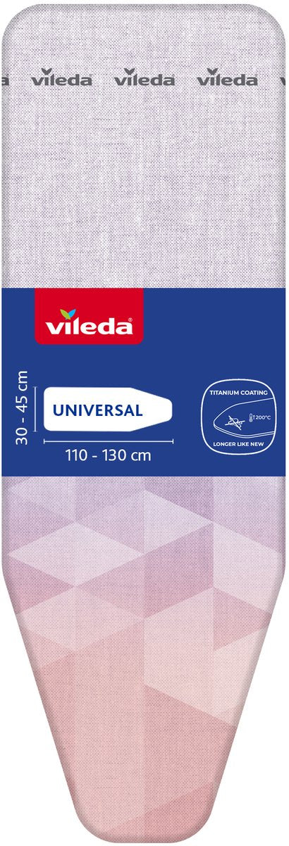Vileda Diamant-Bügeltischbezug – Universalgröße – kein Anbrennen oder Vergilben