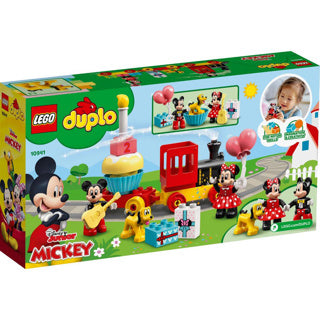 Lego Duplo Disney Mickey Minnie Geburtstagszug, baubares Spielzeug für Kleinkinder 10941