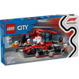 Lego City F1 Boxenstopp und Boxencrew mit Ferrari-Auto – 60443