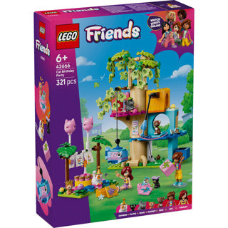 Lego Friends 42666 Katzengeburtstagsparty und Baumhaus