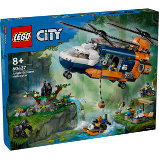 Lego City 60437 Dschungelforscher: Hubschrauber an der Basis