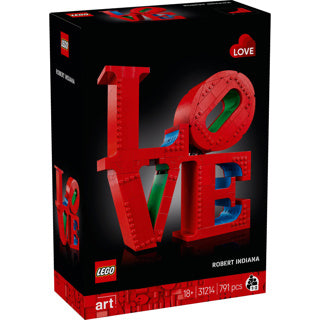 Lego Art Love Wohnaccessoire Dekoration Bausatz für Erwachsene, Valentinstagsgeschenk – 31214