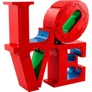 Lego Art Love Wohnaccessoire Dekoration Bausatz für Erwachsene, Valentinstagsgeschenk – 31214