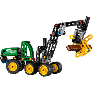 Lego® Technic John Deere 1470h Holzerntemaschine – funktionierende Klaue und Baumstamm – Modellbauspielzeug – 42218