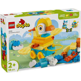 Lego Duplo 10448 3-in-1 Tiere auf Rädern Kleinkindspielzeug