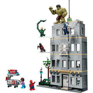 Lego ǀ Marvel Spider-Man vs. Hulk Ultimate Showdown Superheldenspielzeug für Kinder 76350