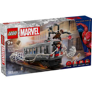Lego Superhelden Marvel 76321 Spider-Man vs. Doc Ock Metro-Szene