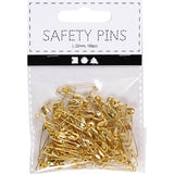 Creativ Company Safety Pins Gold, 100..