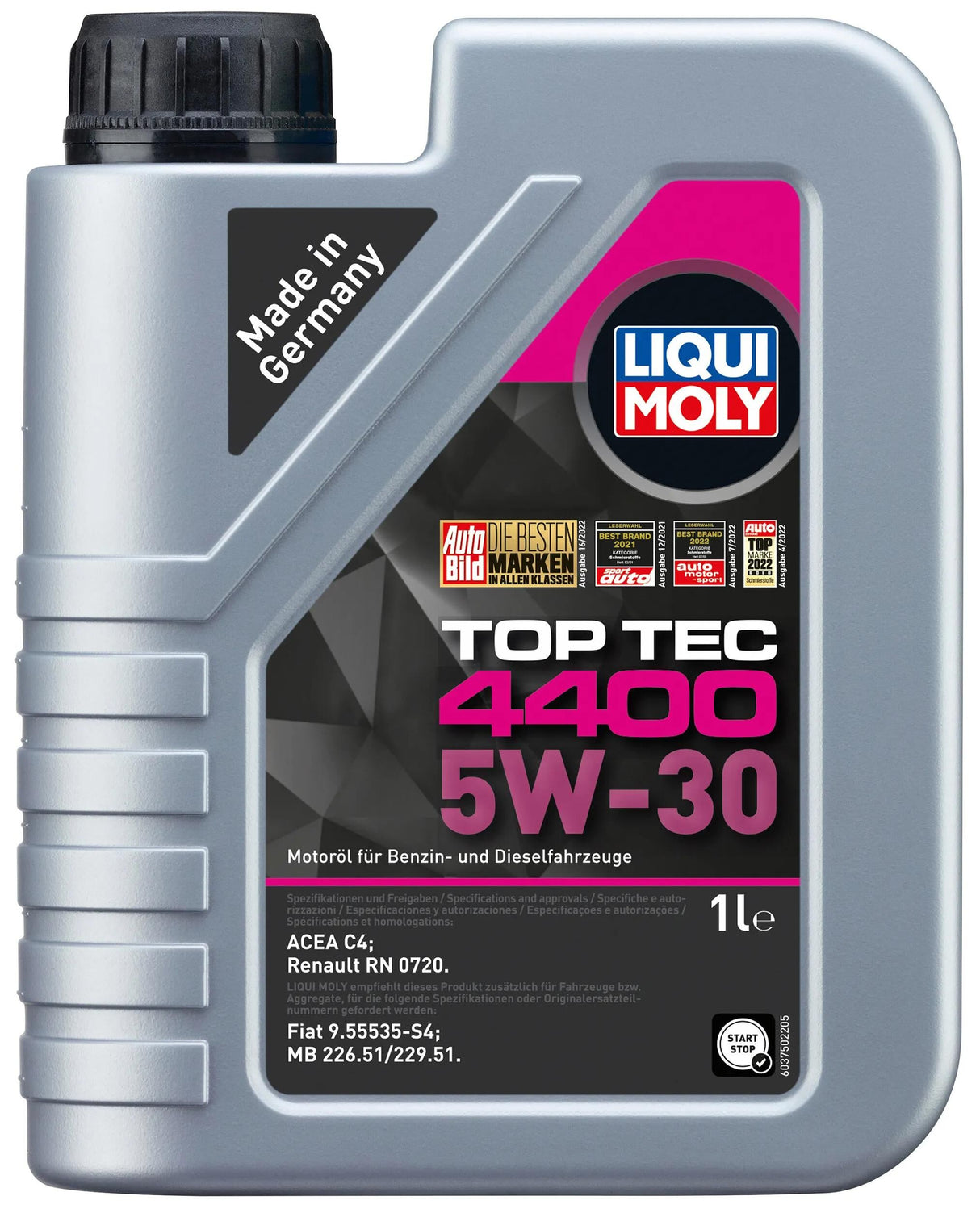 Liqui Moly Motoröl Top Tec 4400. top tec 4400 5w-30 1l